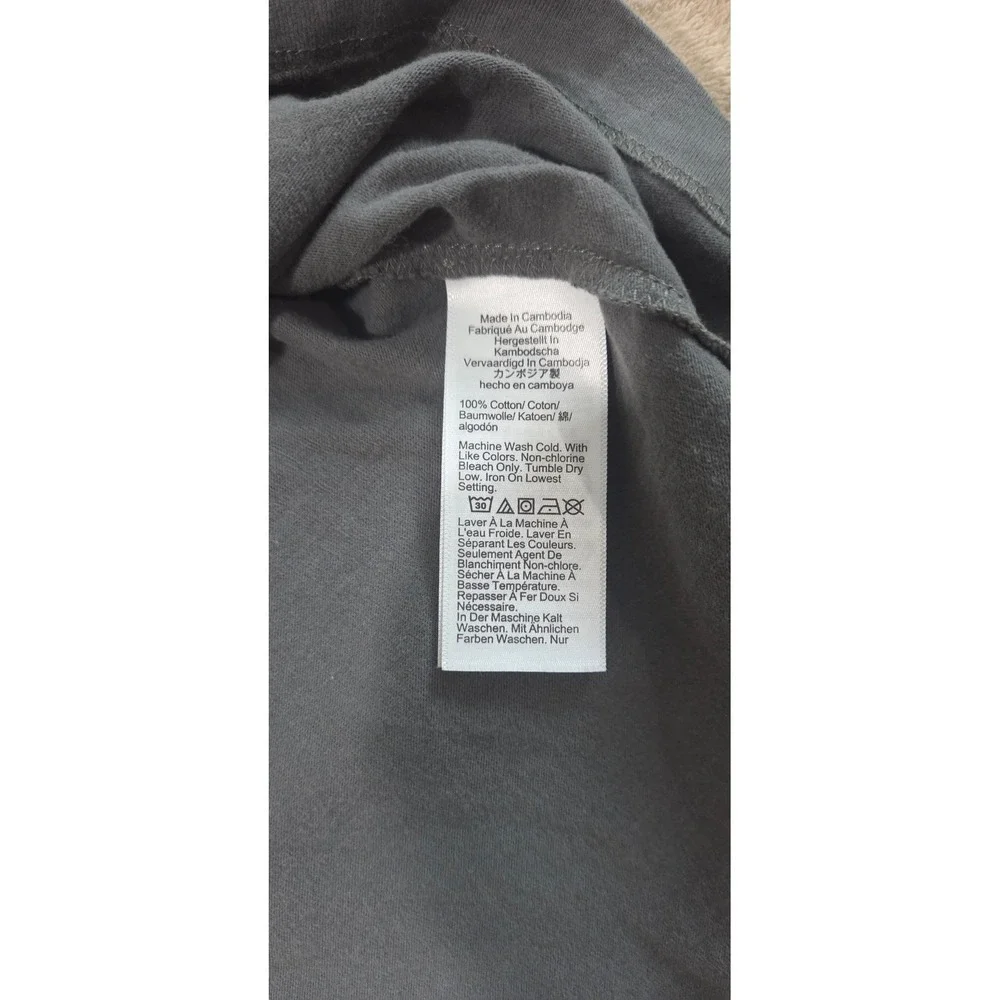 J. CREW Suede Jersey Oarsman Polo Shirt XLT Tall Gray 100% Cotton S/S BW394